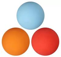 Мяч для большого тенниса, набор 3 шт, цвета микс