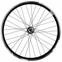 Колесо велосипедное 27,5" переднее в сборе VelRosso двойной алюминиевый обод, промподшипники, disk
