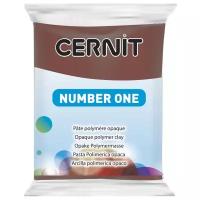 Полимерная глина Cernit Number one коричневая (800), 56 г