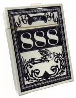 Карты игральные "888" для покера, пластиковые, чёрные/ Do It