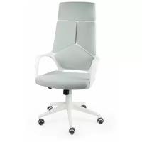 Кресло офисное NORDEN IQ белый пластик серая ткань