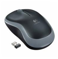 Мышь беспроводная "Logitech Wireless Mouse M185", серо-голубая