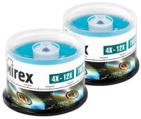 Диск Mirex CD-RW 700Mb 12x cake