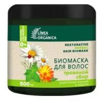 Биомаска для волос укрепление корней и защита, травяной сбор, 500 мл