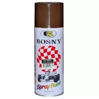 Краска Bosny Spray Paint акриловая универсальная, 8017 шоколадно-коричневый, 400 мл