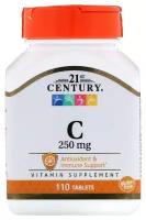21st Century Vitamin C 250 мг 110 таблеток