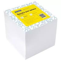 OfficeSpace Блок для записи на склейке 9х9х9 см, белизна 92%, 1000 листов (153170) белый