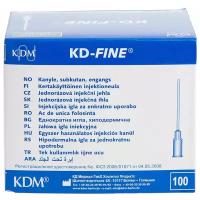 Игла инъекционная KDM KD-Fine 30G (0.3 мм х 12 мм), 100 шт