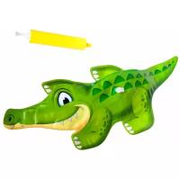 Надувная игрушка с инерционным механизмом BONDIBON Крокодил ВВ2562
