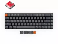 Беспроводная механическая ультратонкая клавиатура Keychron K7 с русской раскладкой, 68 клавиши, RGB подсветка, Red Switch