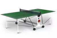 Теннисный стол Start Line Compact LX для помещений (встроенная сетка, цвет зеленый)