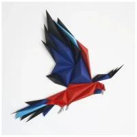 3D конструктор оригами набор для сборки полигональной фигуры "Попугай