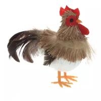 Фигурка декоративная Петух с Курицей, L10 W10 H12 см