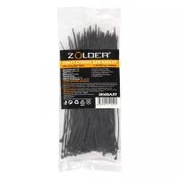 Стяжка (хомут стяжной) для кабеля ZOLDER, 200х2,5мм нейлон, черная, (100шт
