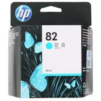 Картридж для печати HP Картридж HP 82 C4911A вид печати струйный, цвет Голубой, емкость 69мл