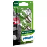 Лампа автомобильная накаливания Philips LongLife EcoVision 12499LLECOB2 P21/5W 5W 2 шт.