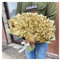 51 золотая роза (40 см)