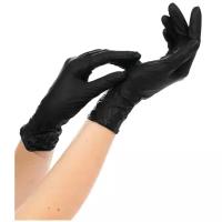 NITRIMAX перчатки одноразовые нитриловые черные, 50 пар. L