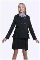 Пиджак школьный для девочки Шалуны 211028 черный 40, 152