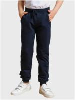 Спортивные брюки для мальчика MOR, MOR-05-018-001274, черные, размер 134