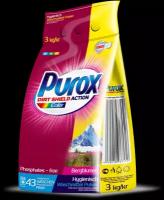 Стиральный порошок для цветных тканей PUROX Color 3 кг