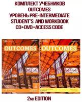 Комплект учебников Outcomes (2nd Edition). Pre-Intermediate. Student's Book + Workbook
