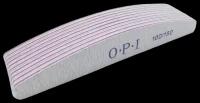Пилки для ногтей OPI 100/180 полумесяц, 50 шт./ пилки для маникюра и педикюра/Набор для маникюра