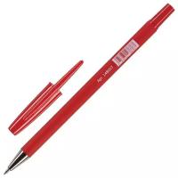 Ручка шариковая неавтоматическая Attache Style красная корпус soft touch (толщина линии 0.5 мм)