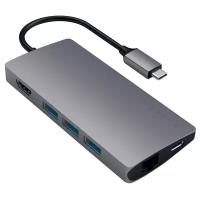 USB-концентратор Satechi Aluminum Multi-Port Adapter 4K with Ethernet V2 разъемов: 6
