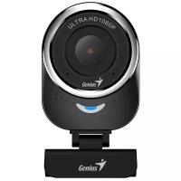 Веб-камера Genius QCam 6000 черная (Black) new package, 1080p Full HD, Mic, 360°, универсальное мониторное крепление, гнездо для штатива