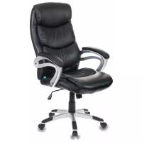 Компьютерное кресло Бюрократ CH-S840 для руководителя, обивка: искусственная кожа, цвет: черный