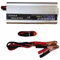 Инвертор автомобильный Power Inverter, 2000 Вт