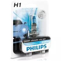 Лампа автомобильная галогенная Philips Diamond Vision 12258DVB1 H1 55W 1 шт.