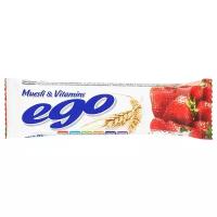 Злаковый батончик Ego БАД Клубника с железом и витаминами в йогуртовой глазури 25 г
