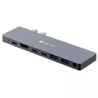 USB-концентратор Canyon 8-в-1 (CNS-TDS08DG), разъемов: 5