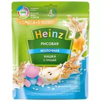 Каша Heinz молочная рисовая с грушей, с 4 месяцев, 200 г