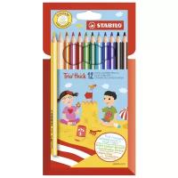 STABILO Цветные карандаши Trio thick 12 цветов (203/12-01)