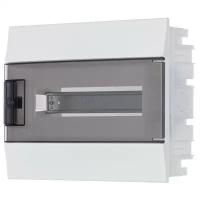 Распределительный шкаф 12 модулей ABB Mistral41, IP41, встраиваемый, термопласт, дымчатая дверь 1SLM004101A2203