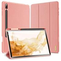 Чехол Книжка Dux Ducis Samsung Tab S8 Plus (X800/X806)/S7 FE (T730/T733/T736B) / S7 Plus (T970/T976B) (With S Pen Holder & Auto Sleep Wake) Pink