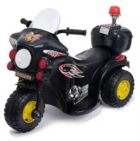 Электромобиль "Мотоцикл шерифа", цвет черный 4378620
