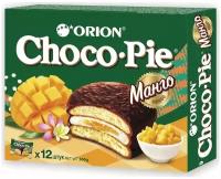 Пирожное Orion Choco Pie Mango, 360 г, 12 шт. в уп