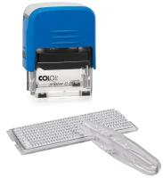 Штамп COLOP Printer C20-Set прямоугольный самонаборный синий