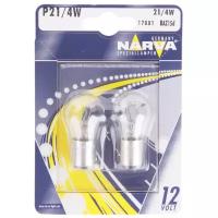 Лампа автомобильная накаливания Narva Standard 178814000 P21/4W 12V 21/4W 2 шт.