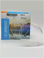 Линза для очков 1шт ICE MAKER +0.75, d 70, index 1.61