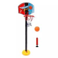 Баскетбольная стойка 118 см Наша Игрушка (P9666) черный/желтый