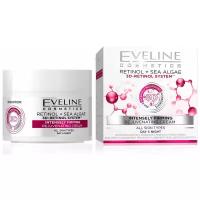 Eveline Cosmetics 6 компонентов Retinol + Sea algae Омолаживающий крем для лица восстановление плотности