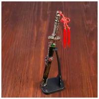 Сувенирный кинжал на подставке, на ножнах дракон, рукоять в форме светового меча, 25 см 505096