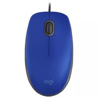 Мышь Logitech M110 Silent Blue USB