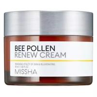 Missha Bee Pollen Renew Cream восстанавливающий крем для лица с экстрактом пчелиной пыльцы