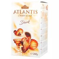 ATLANTIS морские ракушки из белого и темного шоколада с начинкой из орехового крема, 200г